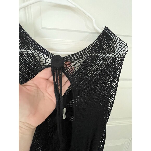 Lulus Clothing Co Crochet Fairy Goth Witchy Shawl Wrap - Picture 9 of 11